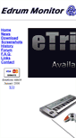 Mobile Screenshot of edrummonitor.com